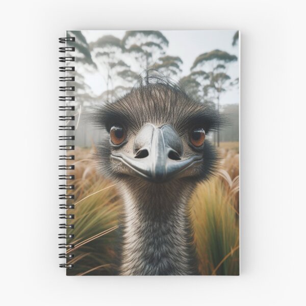 Item preview, Feathery Voyager - Emu's Wilderness Trek designed and sold by ProgressMagnet.