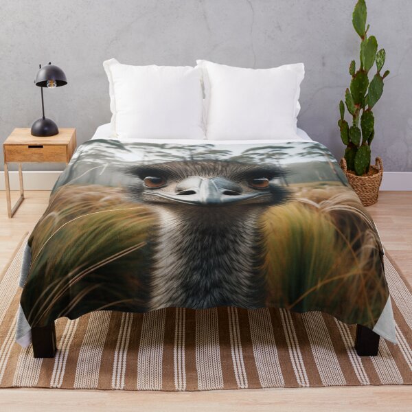 Item preview, Feathery Voyager - Emu's Wilderness Trek designed and sold by ProgressMagnet.
