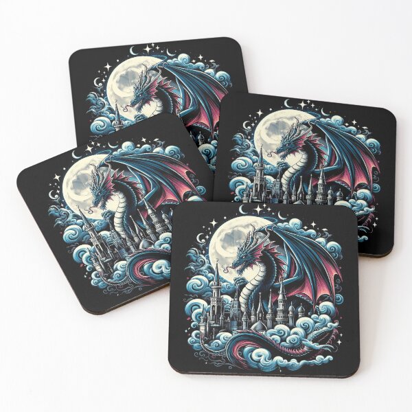 Item preview, "Dragon's Moonlight: Mystical Dragon" designed and sold by Pearlsiwa.