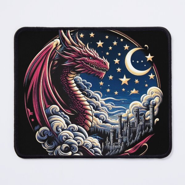Item preview, "Dragon's Moonlight: Mystical Dragon" designed and sold by Pearlsiwa.