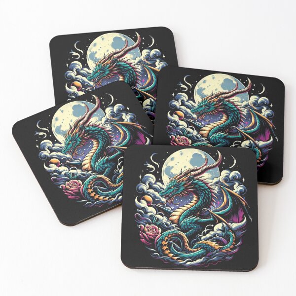 Item preview, "Dragon's Moonlight: Mystical Dragon" designed and sold by Pearlsiwa.
