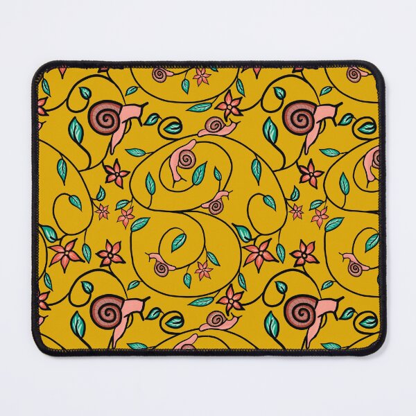 Item preview, Snails on curly vines designed and sold by Celeste Bocchicchio-Chaudhri.