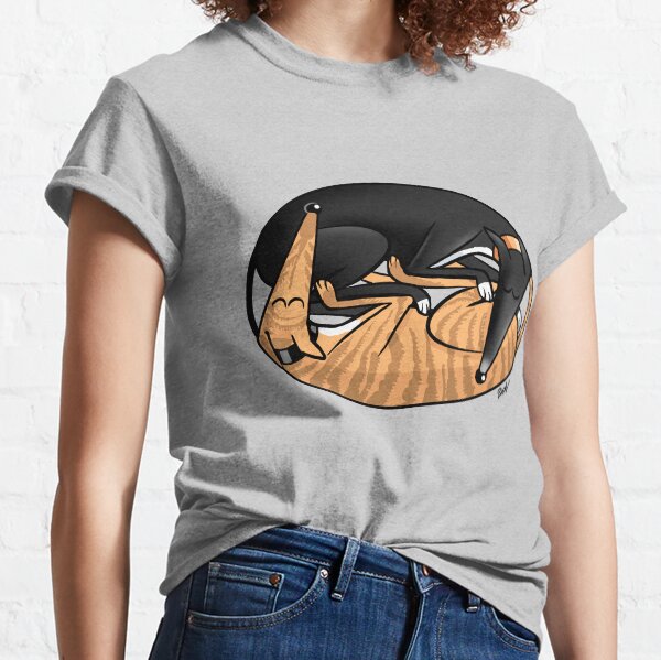 Yin Yang Hounds: A Redbubble exclusive design Classic T-Shirt