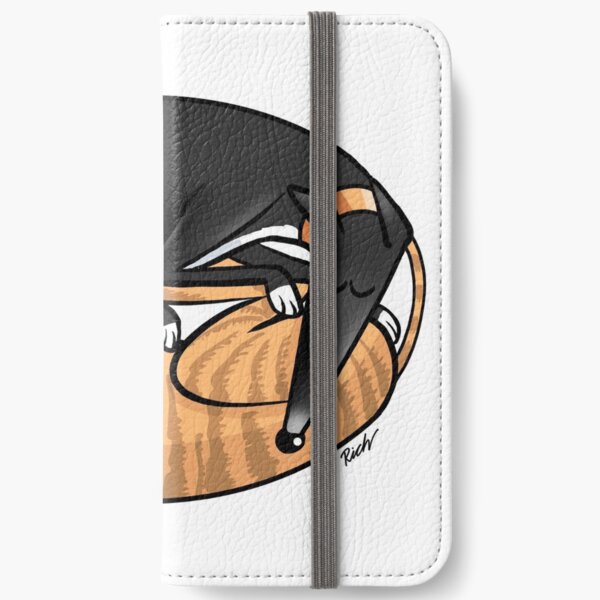 Yin Yang Hounds: A Redbubble exclusive design iPhone Wallet