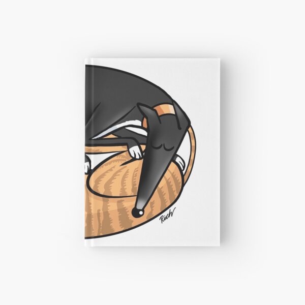 Yin Yang Hounds: A Redbubble exclusive design Hardcover Journal