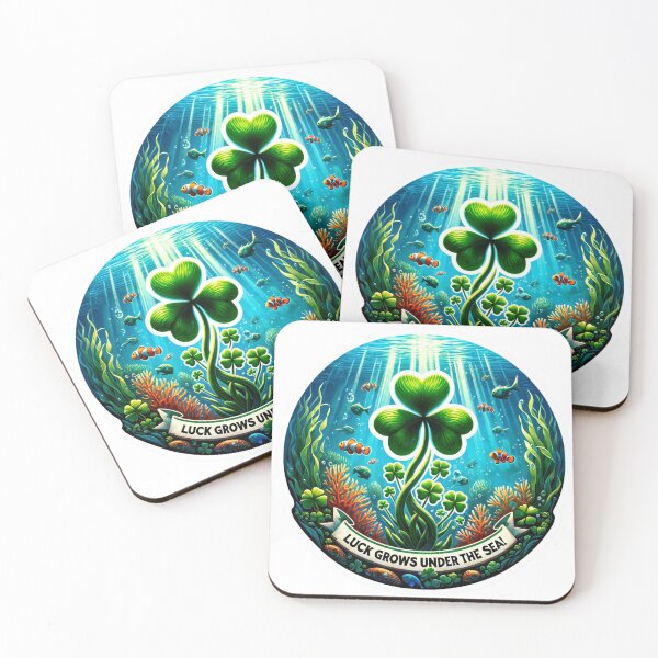 Item preview, Luck Grows Under The Sea designed and sold by NautikilDesigns.