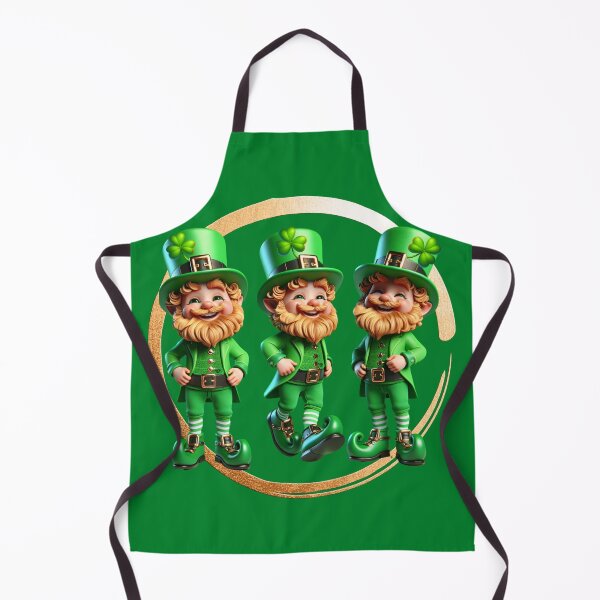 Item preview, A Trio of Happy Leprechauns with Shamrock Hats! St. Patrick's Spirit designed and sold by AnalajiaDesigns.