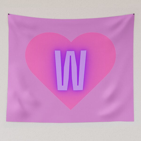 Item preview, Heart "W" designed and sold by tamsclub.