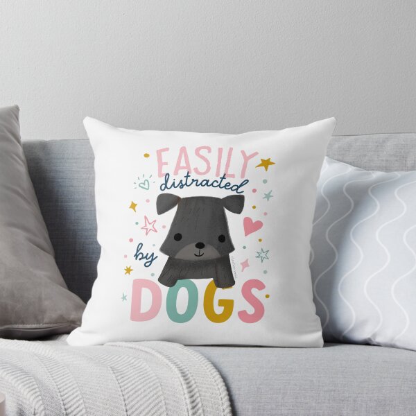 Item preview, Easily Distracted by Dogs Funny Gift for Dog lover designed and sold by Heather Rosas.