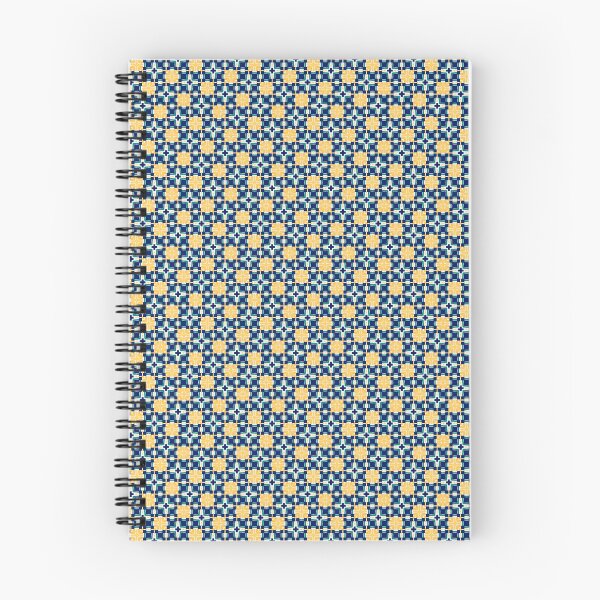 Item preview, White Yellow Blue Tile SnubSquare Abstract Pattern designed and sold by IncoherentFab.