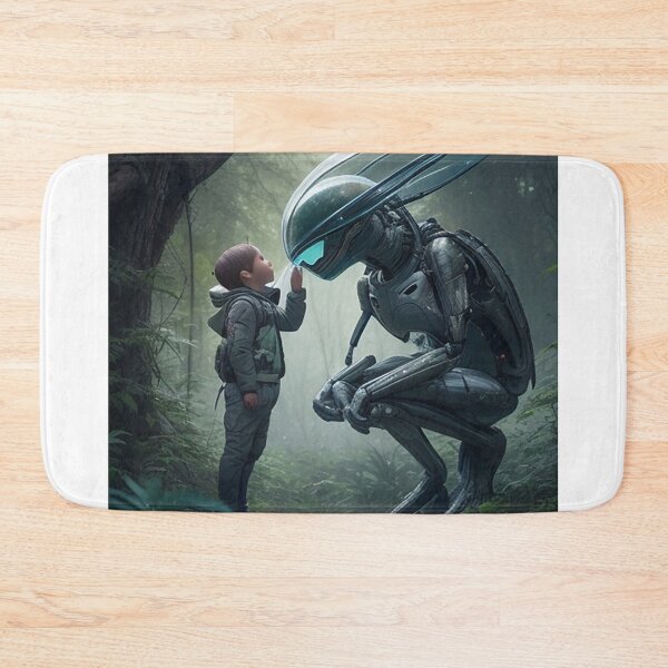 Item preview, first contact in Costa Rica between a cyborg and a human being designed and sold by Carlos Gudino.