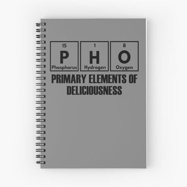 Item preview, PHO Primary Elements Of Deliciousness Funny Pho Gear designed and sold by DynamicDesign.