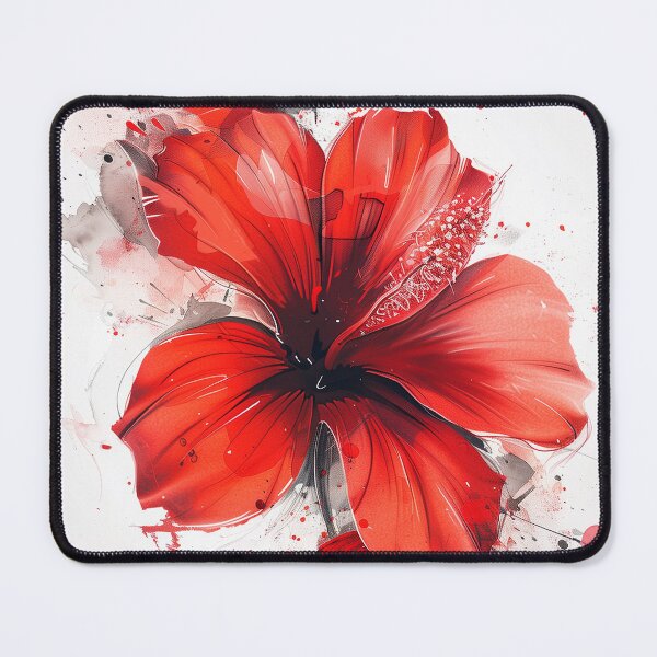 Item preview, Red Watercolor Flower designed and sold by SOCaptivating.