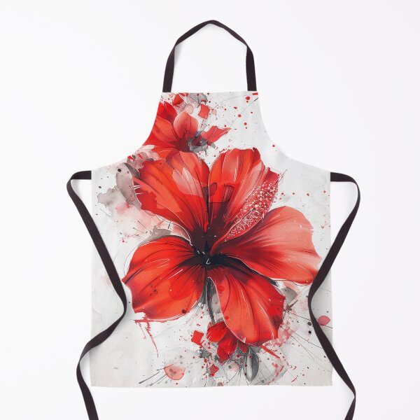 Item preview, Red Watercolor Flower  designed and sold by SOCaptivating.