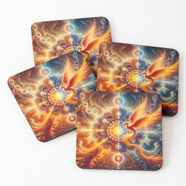 Item preview, fractals of the phoenix designed and sold by holylandzreiki.
