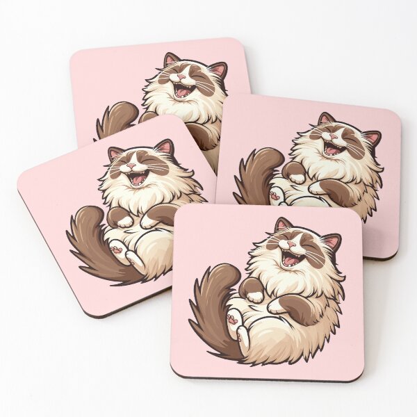 Item preview, Copy of Ragdoll Cat Funny Kitten Ragdoll Kawaii Cute Animals designed and sold by Elarex.