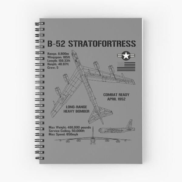 Item preview, B-52 Stratofortress Specs Military Aircraft B52 Gear designed and sold by DynamicDesign.