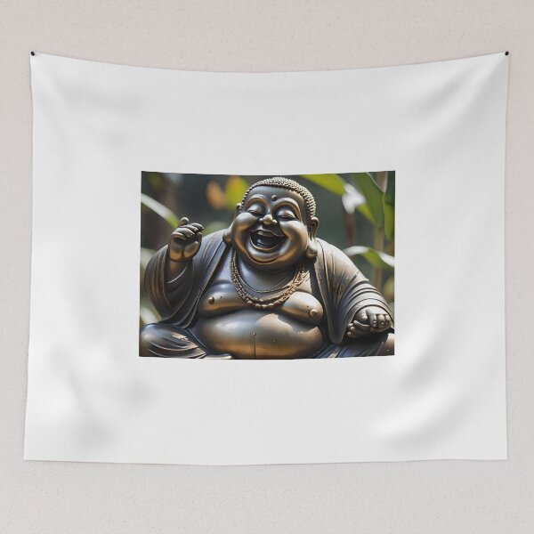 Item preview, Beautiful Laughing Buddha Statue designed and sold by Artful Dreams.