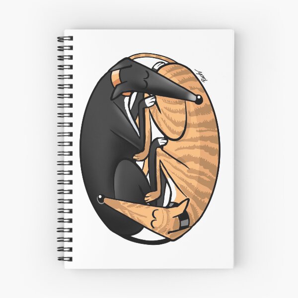 Item preview, Yin Yang Hounds: A Redbubble exclusive design designed and sold by RichSkipworth.