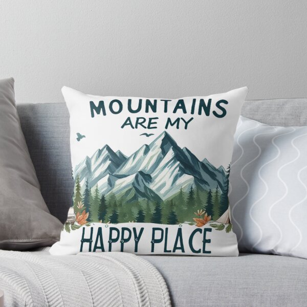 Item preview, Mountains Are My Happy Place designed and sold by devonclemon.