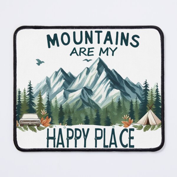 Item preview, Mountains Are My Happy Place designed and sold by devonclemon.