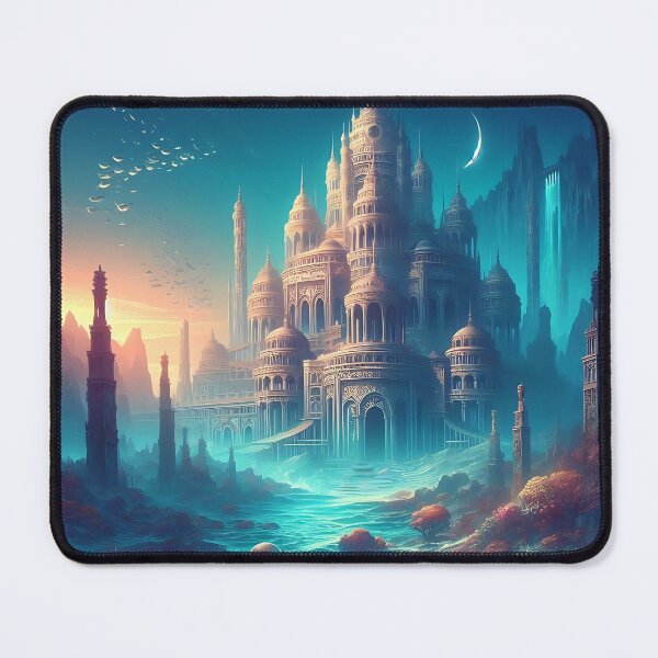 Item preview, Submerged Palace designed and sold by RW Art Prints.