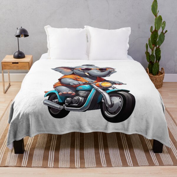 Item preview, Motorbike Riding Elephant designed and sold by likbatonboot.