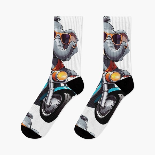 Item preview, Motorbike Riding Elephant designed and sold by likbatonboot.