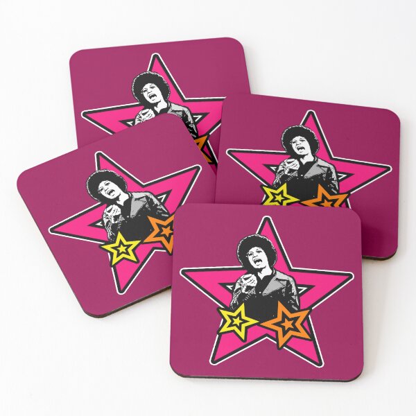 Item preview, Angela Davis in Hot Pink Star designed and sold by Thelittlelord.