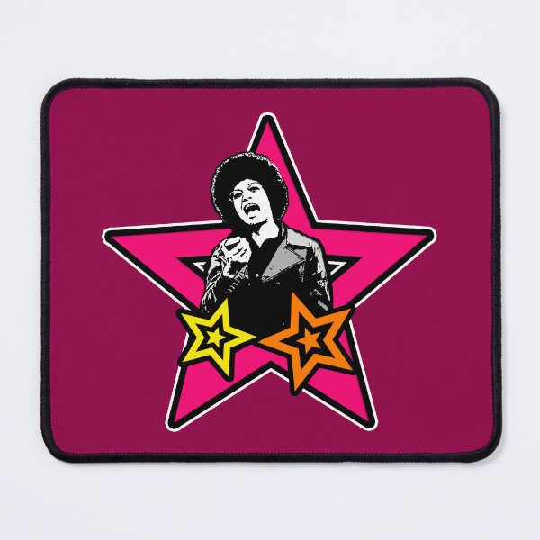 Item preview, Angela Davis in Hot Pink Star designed and sold by Thelittlelord.