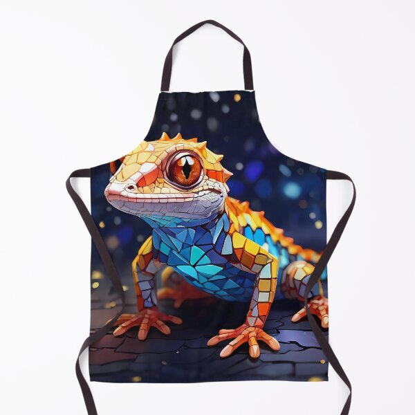 Item preview, Gecko Nightscape: Mosaic Twinkling Dream designed and sold by purrfect pattern.