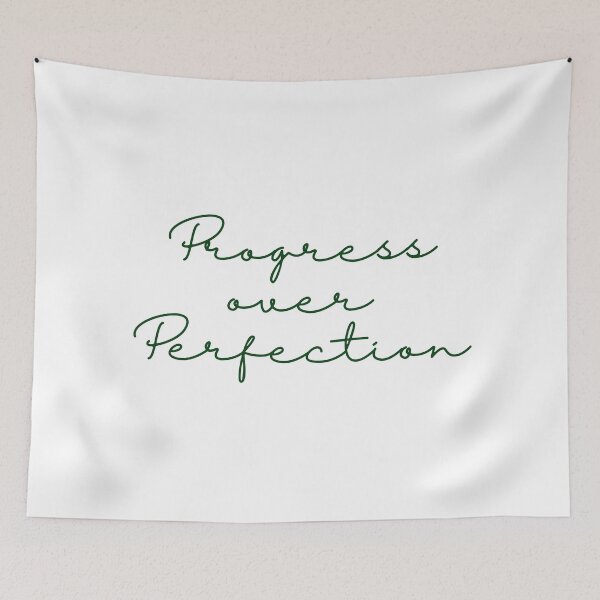 Item preview, Progress over Perfection designed and sold by Toby’s Treasures.