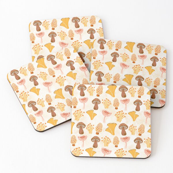 Item preview, Mono Mushrooms, Yellow designed and sold by serafineaandd.