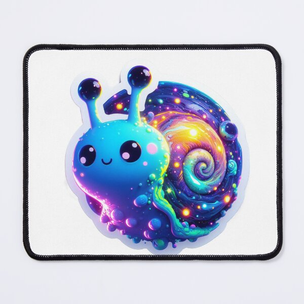 Item preview, Cosmic Tranquility: A Celestial Journey with the Space Snail designed and sold by piscininha.