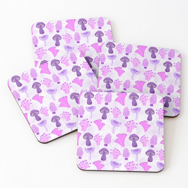 Item preview, Mono Mushrooms, Purple designed and sold by serafineaandd.