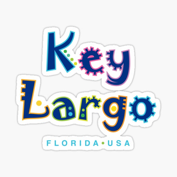 Item preview, Key Largo Florida Tropical Type Design designed and sold by Futurebeachbum.