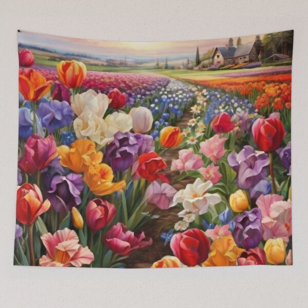 Item preview, Tulip Flower Garden designed and sold by StarStudio360.