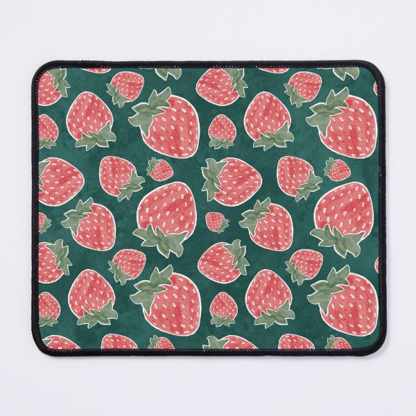 Item preview, Watercolor Strawberries, Teal designed and sold by serafineaandd.