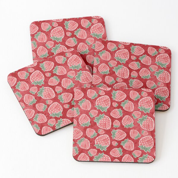 Item preview, Watercolor Strawberries, Red designed and sold by serafineaandd.