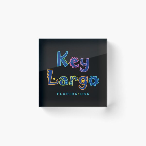 Item preview, Key Largo Florida Tropical Type Design designed and sold by Futurebeachbum.