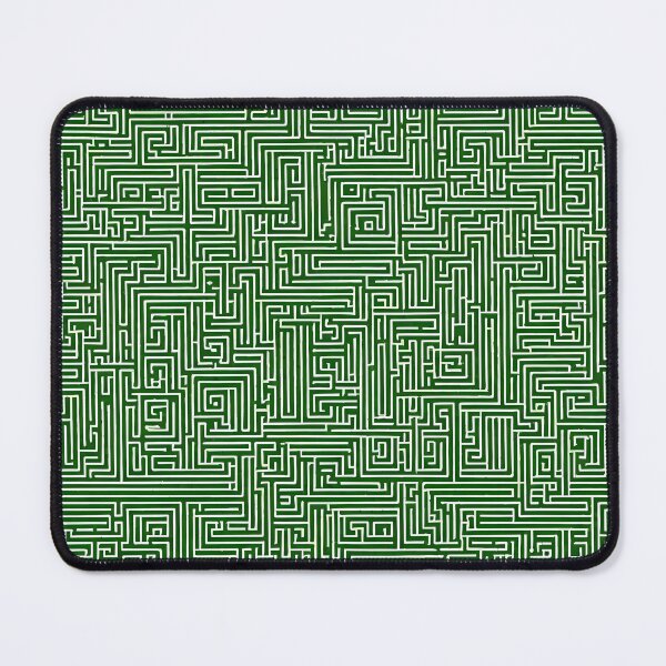 Item preview, green Labyrinth pattern designed and sold by Pixevol.