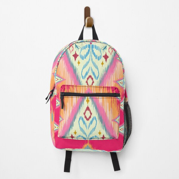 Item preview, Colorful Ikat ethnic pattern design. Seamless embroidery pattern line up. Patchwork ornament. Abstract illustration, textile. designed and sold by rollingfakedice.
