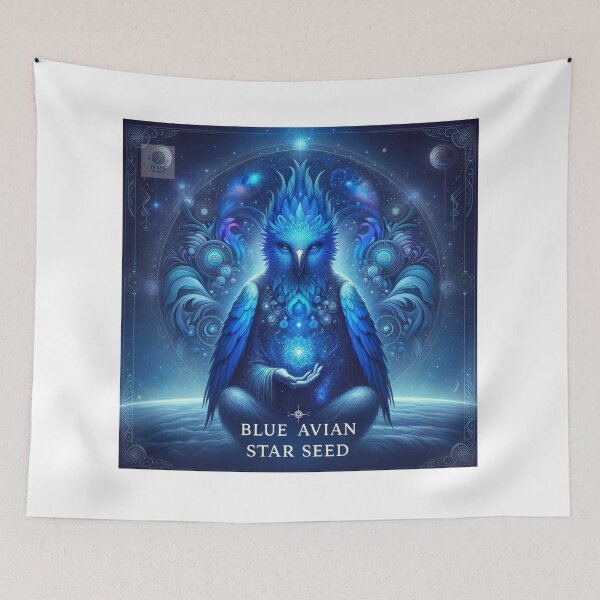 Item preview, Skyward Bound The Legacy of a Blue Avian Starseed designed and sold by Te-Ane.