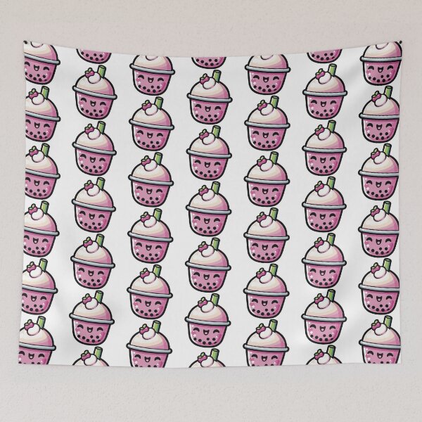 Item preview, Cute Kawaii Boba milk Tea - 2 designed and sold by Karma Design.