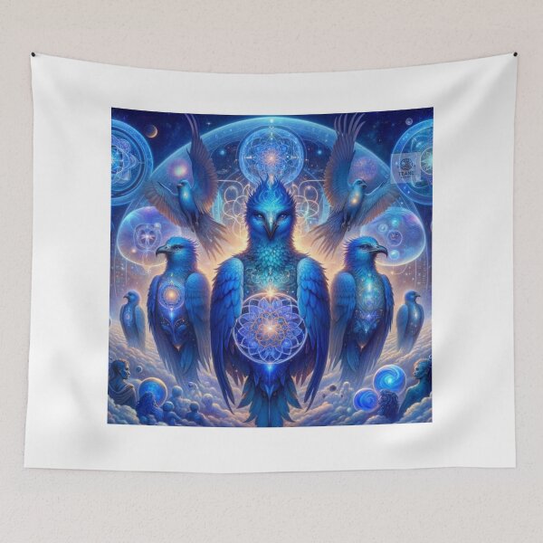 Item preview, Celestial Echoes Awakening as a Blue Avian Starseed designed and sold by Te-Ane.