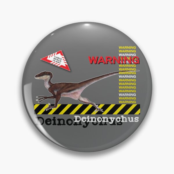 Artikelvorschau, Warnung Deinonychus Raptor Dinosaurier entworfen und verkauft von March90.