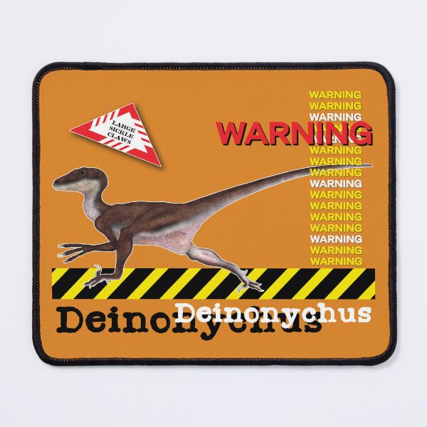 Item preview, Warning Deinonychus Raptor Dinosaur designed and sold by March90.