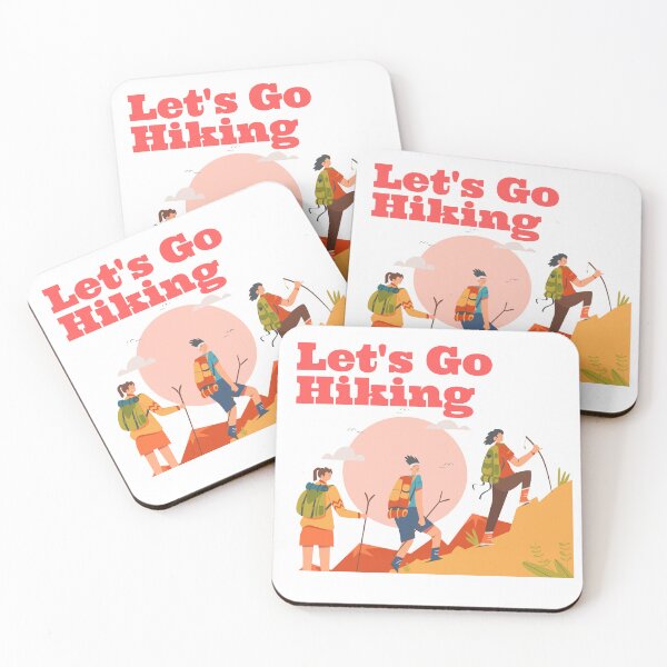 Item preview, Hiking, Lets Go Hiking,outdoors adventure designed and sold by PrintMystique.