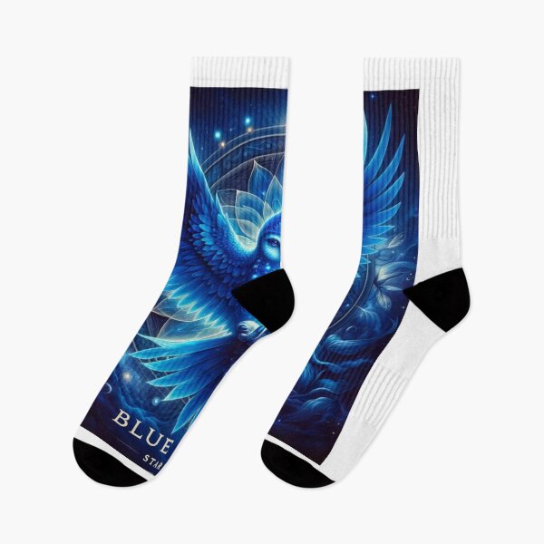 Item preview, Interstellar Wings The Path of a Blue Avian Soul designed and sold by Te-Ane.