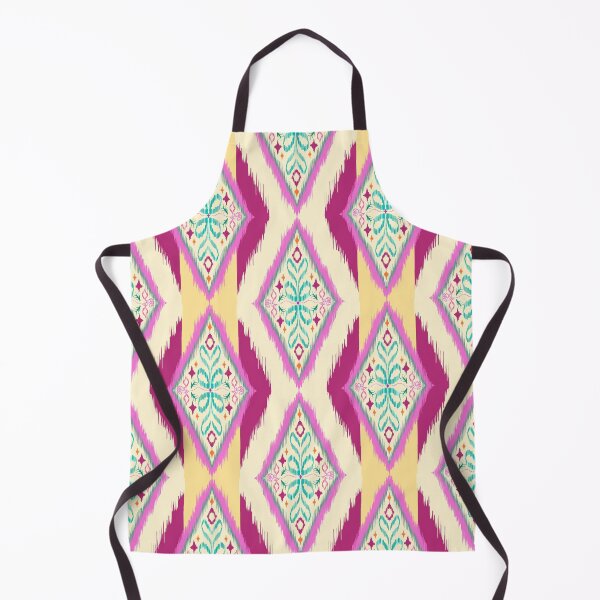 Item preview, Colorful Ikat ethnic pattern design. Seamless embroidery pattern line up. Patchwork ornament. Abstract illustration, textile. designed and sold by rollingfakedice.